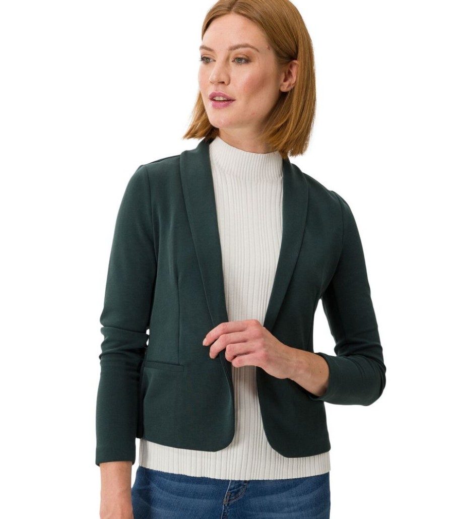 Femmes Zero Maatpakken & Blazers | Jersey Blazer Met Knoopsluiting