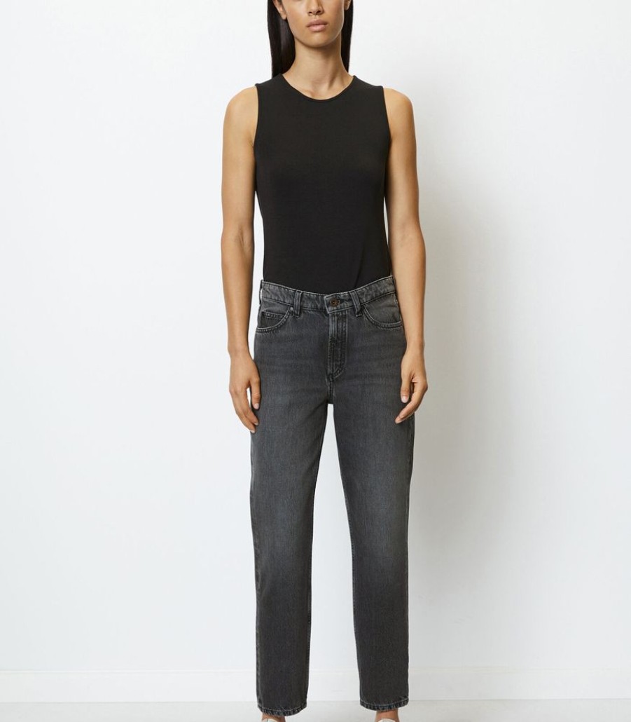 Femmes Marc O'Polo Jeans | Jeans Model Linde Straight High Waist Cropped