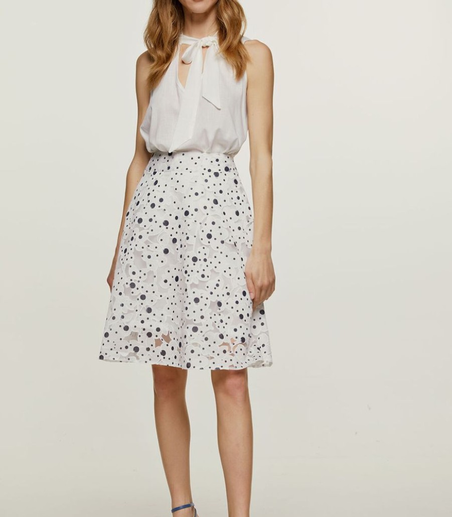 Femmes Conquista Rokken | Polka Dot Cloche Rok