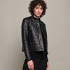 Femmes Mart Visser Maatpakken & Blazers | Hailey Leren Jacket Zwart