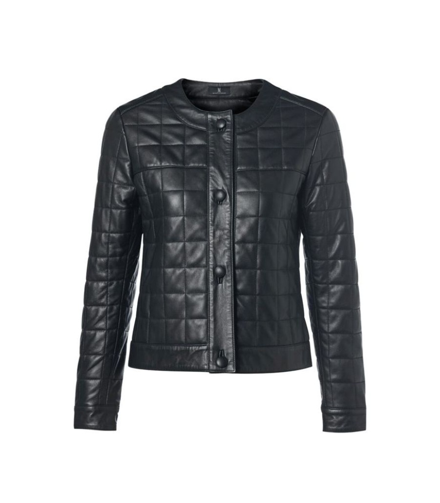 Femmes Mart Visser Maatpakken & Blazers | Hailey Leren Jacket Zwart