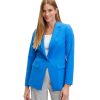 Femmes Betty & Co Maatpakken & Blazers | Lange Blazer Met Opgestikte Zakken