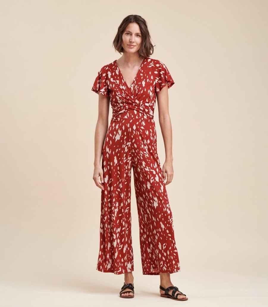 Femmes La Fée Maraboutée Jumpsuits | Jersey Bedrukte Combinatie