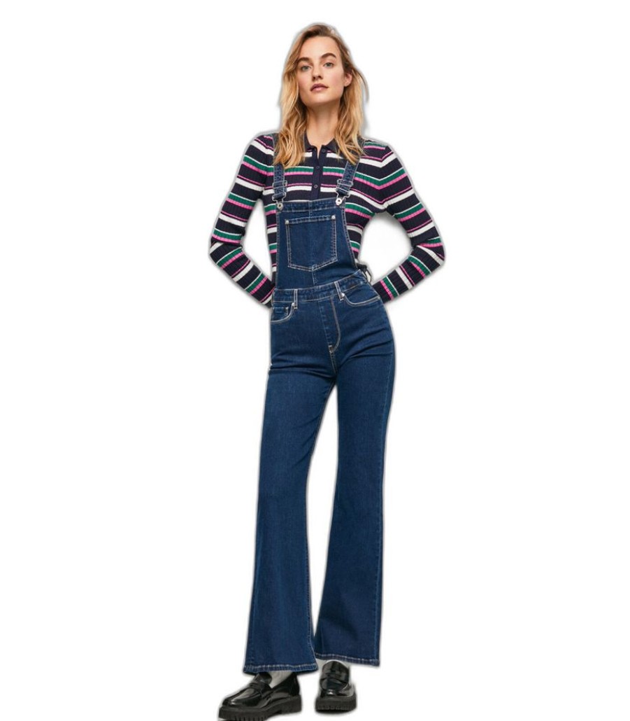 Femmes Pepe Jeans Jumpsuits | Dames Overalls Everly