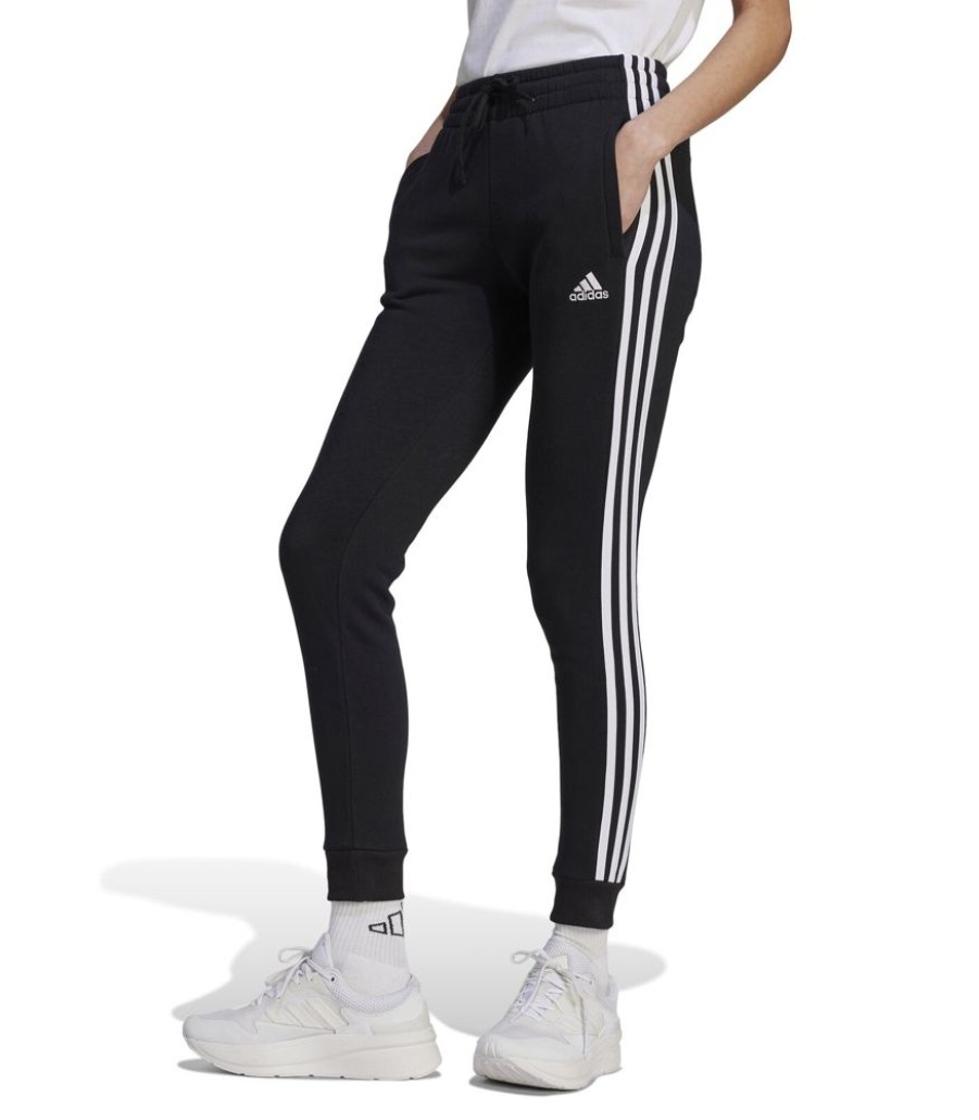 Femmes Adidas Sportkledij | Jogging Fleece Voor Dames Essentials 3-Stripes