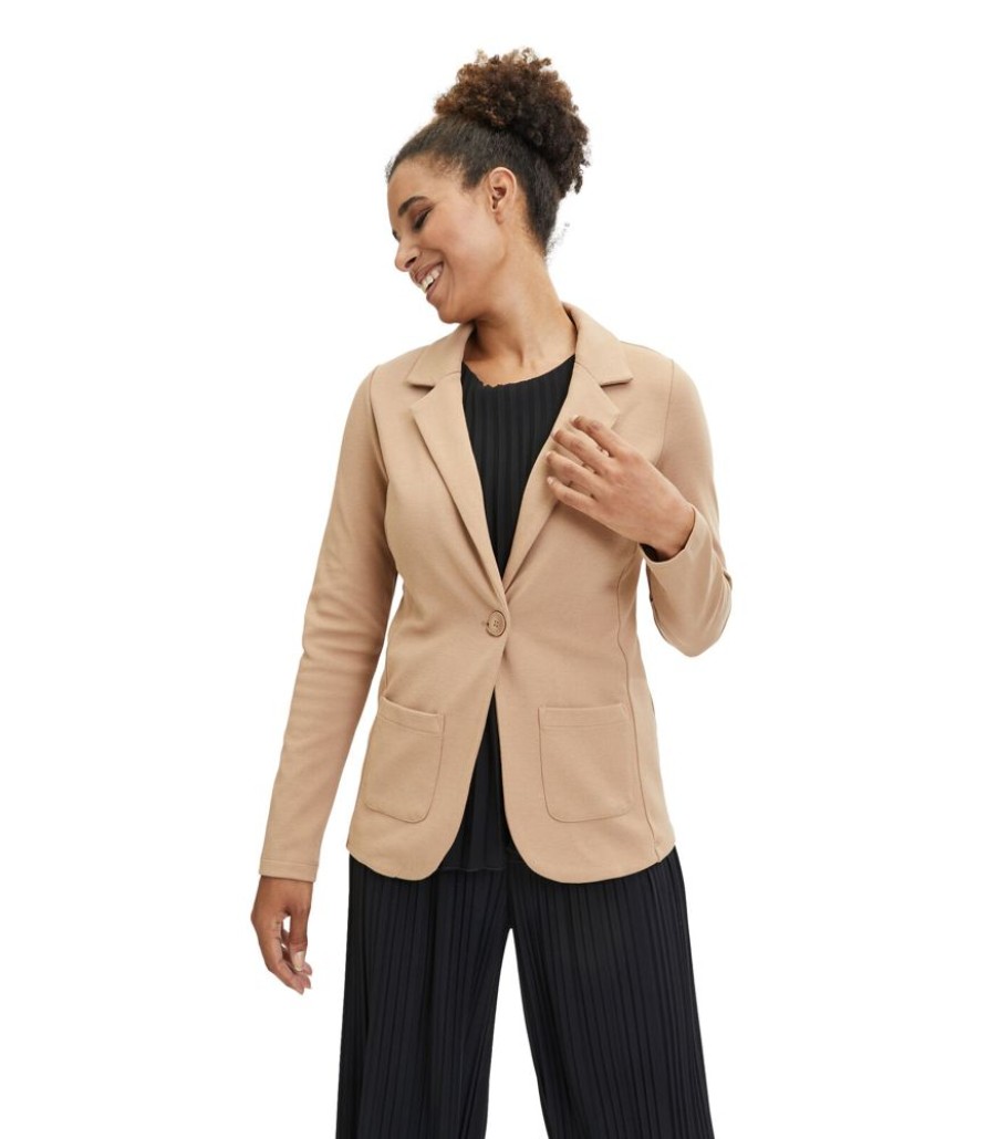 Femmes Cartoon Maatpakken & Blazers | Casual Blazer Met Reverskraag