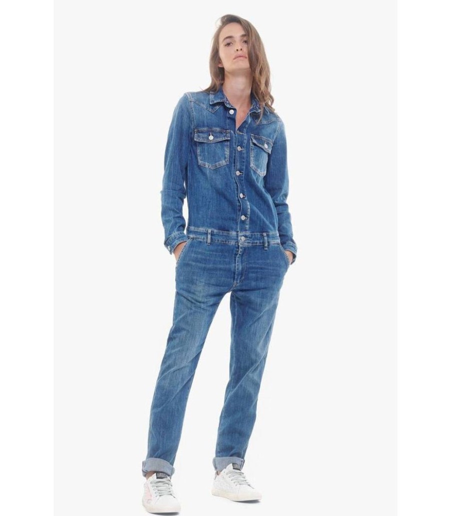 Femmes Le Temps des Cerises Jumpsuits | Jumpsuit Skinny Van Jeans Sena