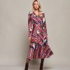 Femmes Mart Visser Jurken | Gizem Print Jurk Multi