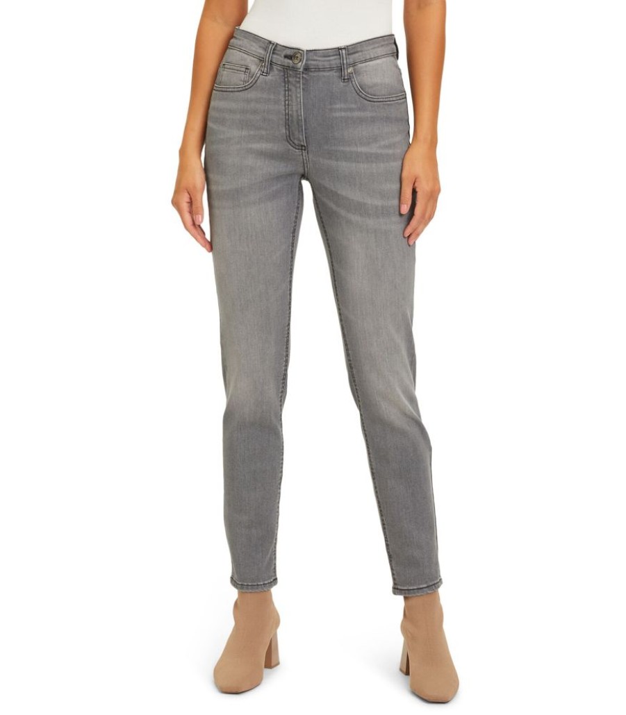 Femmes Betty Barclay Jeans | Basic Jeans Met Wassing