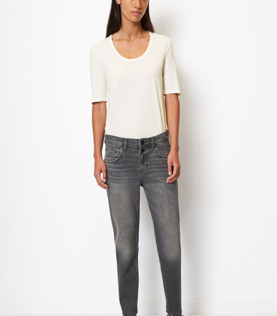 Femmes Marc O'Polo Jeans | Boyfriend Broek Model Theda Cropped