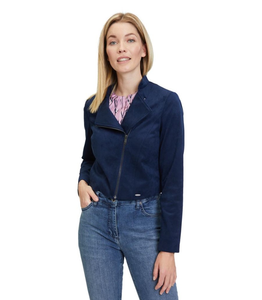 Femmes Betty & Co Maatpakken & Blazers | Bolero Met Opstaande Kraag