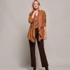 Femmes Mart Visser Maatpakken & Blazers | Rumi Suede Blazer Bruin