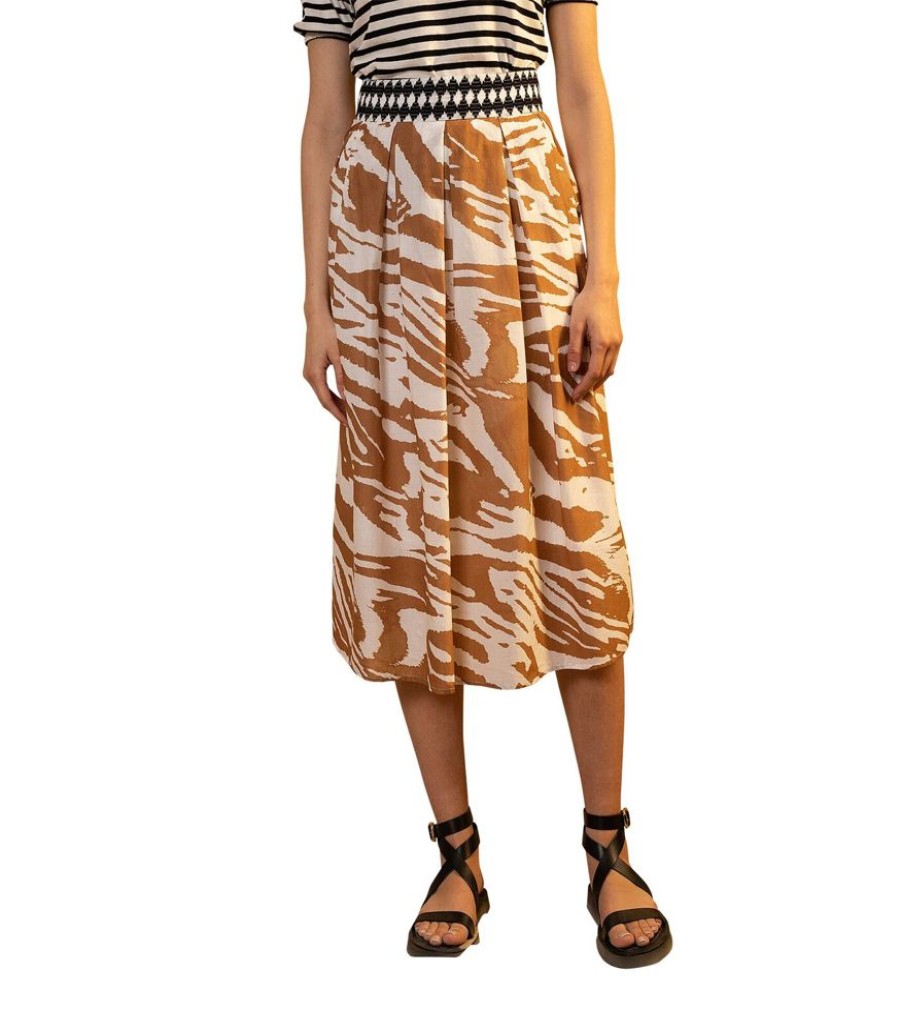 Femmes MORE & MORE Rokken | Print Rok