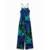 Femmes Desigual Jumpsuits | Damesjumpsuit Met Tropische Bandjes