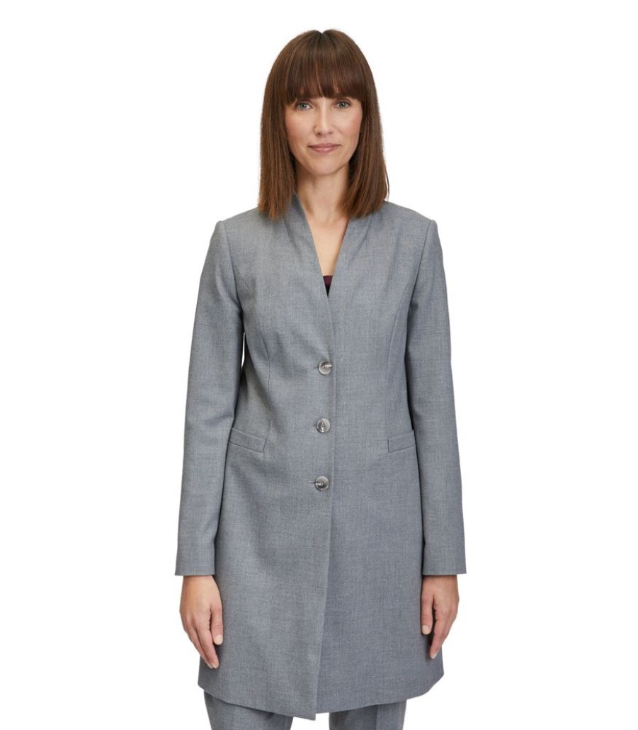 Femmes Betty Barclay Maatpakken & Blazers | Lange Blazer Lange Mouwen