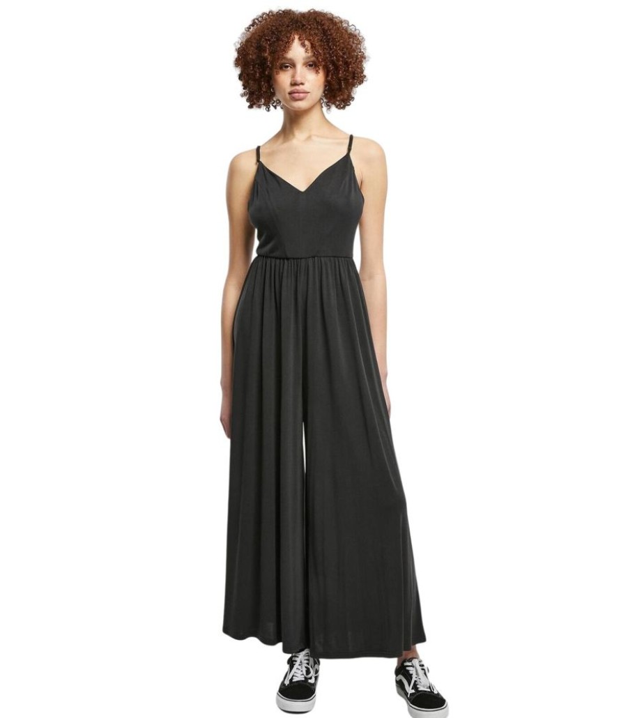 Femmes Urban Classics Jumpsuits | Dames Jumpsuit Modal Spaghetti