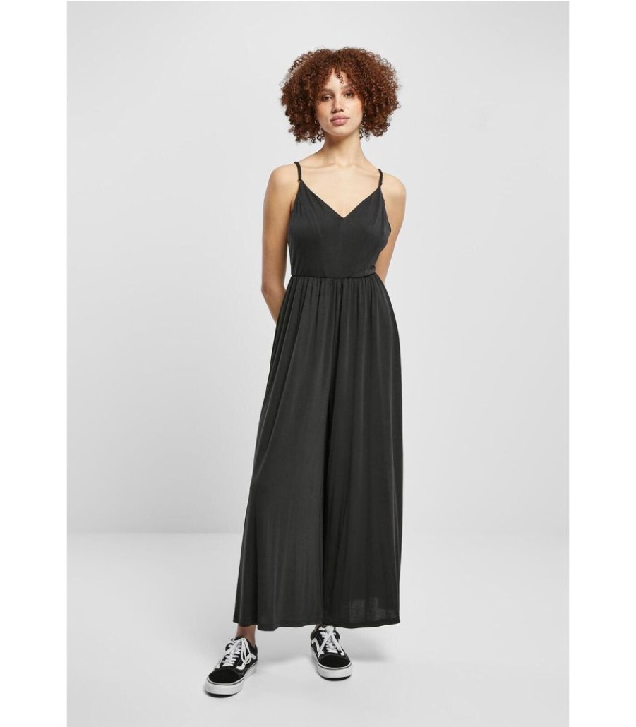 Femmes Urban Classics Jumpsuits | Dames Jumpsuit Modal Spaghetti