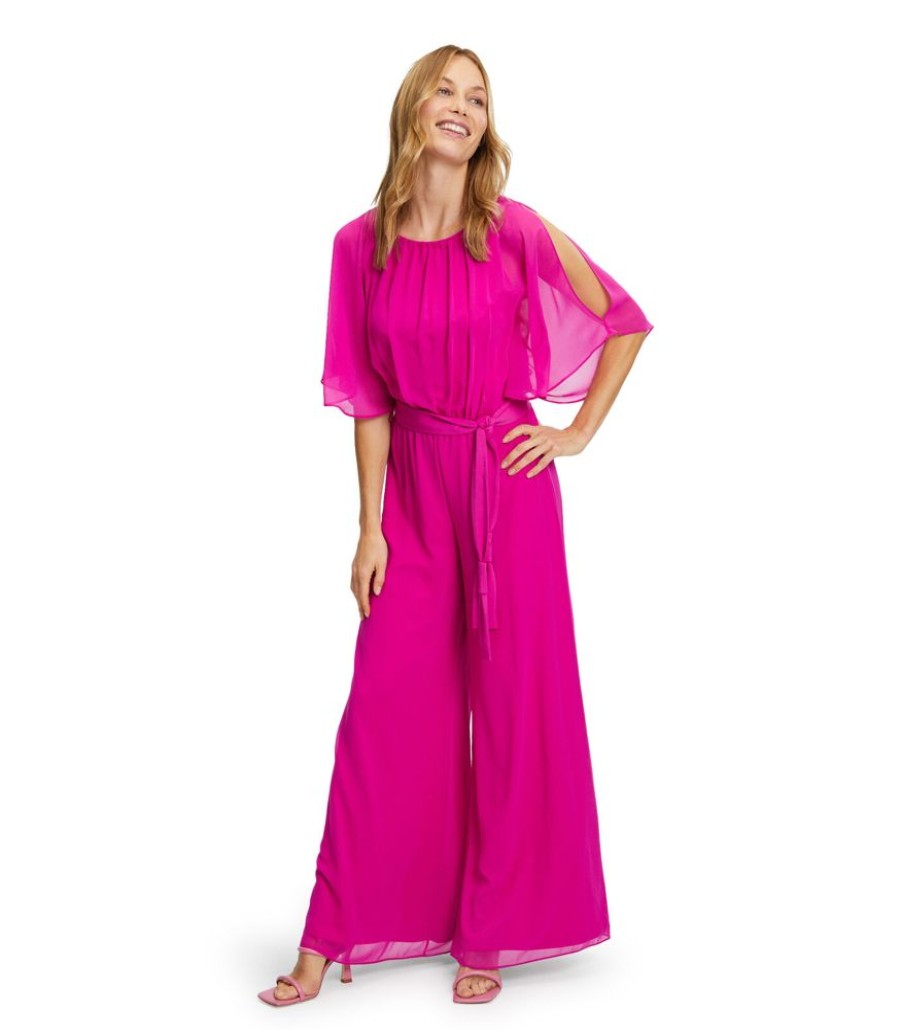 Femmes Vera Mont Jumpsuits | Jumpsuit Met Bindceintuur