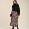 Femmes La Fée Maraboutée Rokken | Mid-Lengte Rok Met Ecovero Viscose Sjaalprint