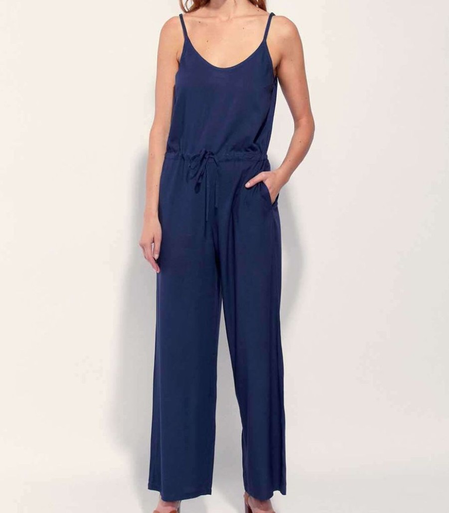 Femmes La Fiancée Jumpsuits | Xilomen Ecovero Broekpak Met Bandjes