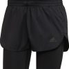 Femmes Adidas Sportkledij | Dames Shorts Run Fast Two-In-One