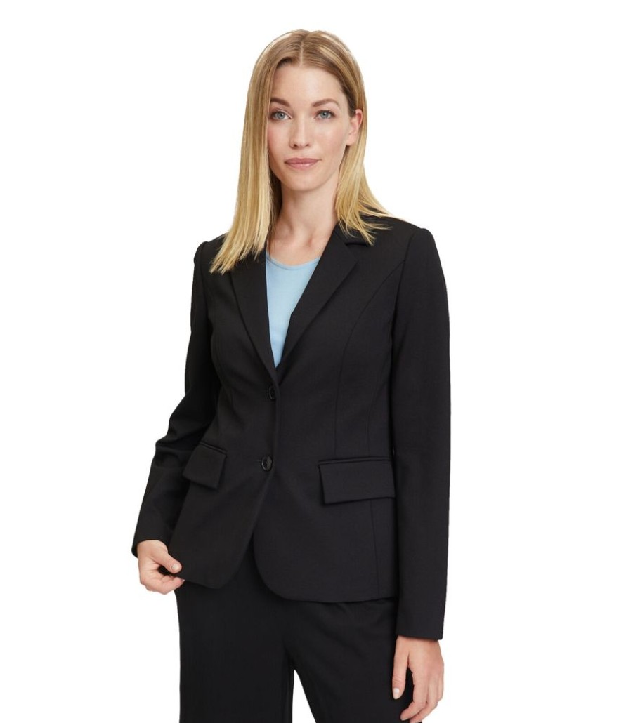 Femmes Betty Barclay Maatpakken & Blazers | Casual Blazer Met Knopen