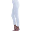 Femmes Bleu d'Azur Jeans | Russell Slim Fit Katoenen Stretchjeans Wit