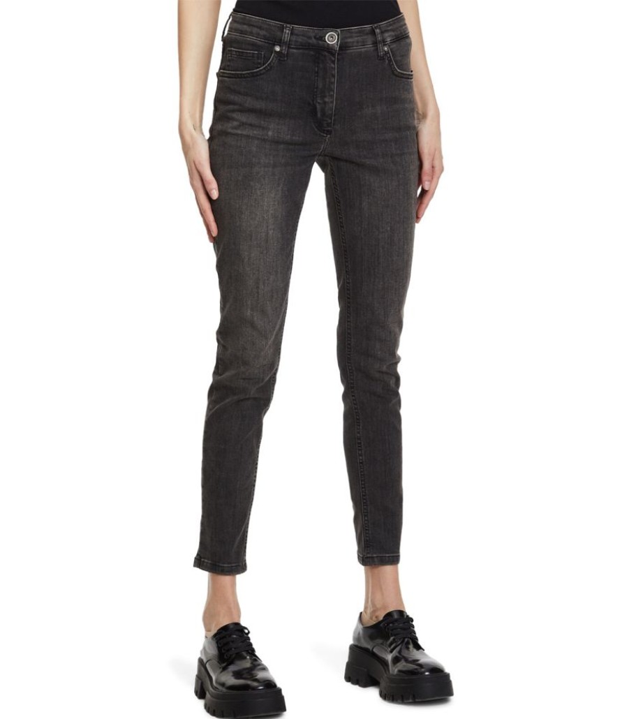 Femmes Betty Barclay Jeans | Basic Jeans Met Wassing