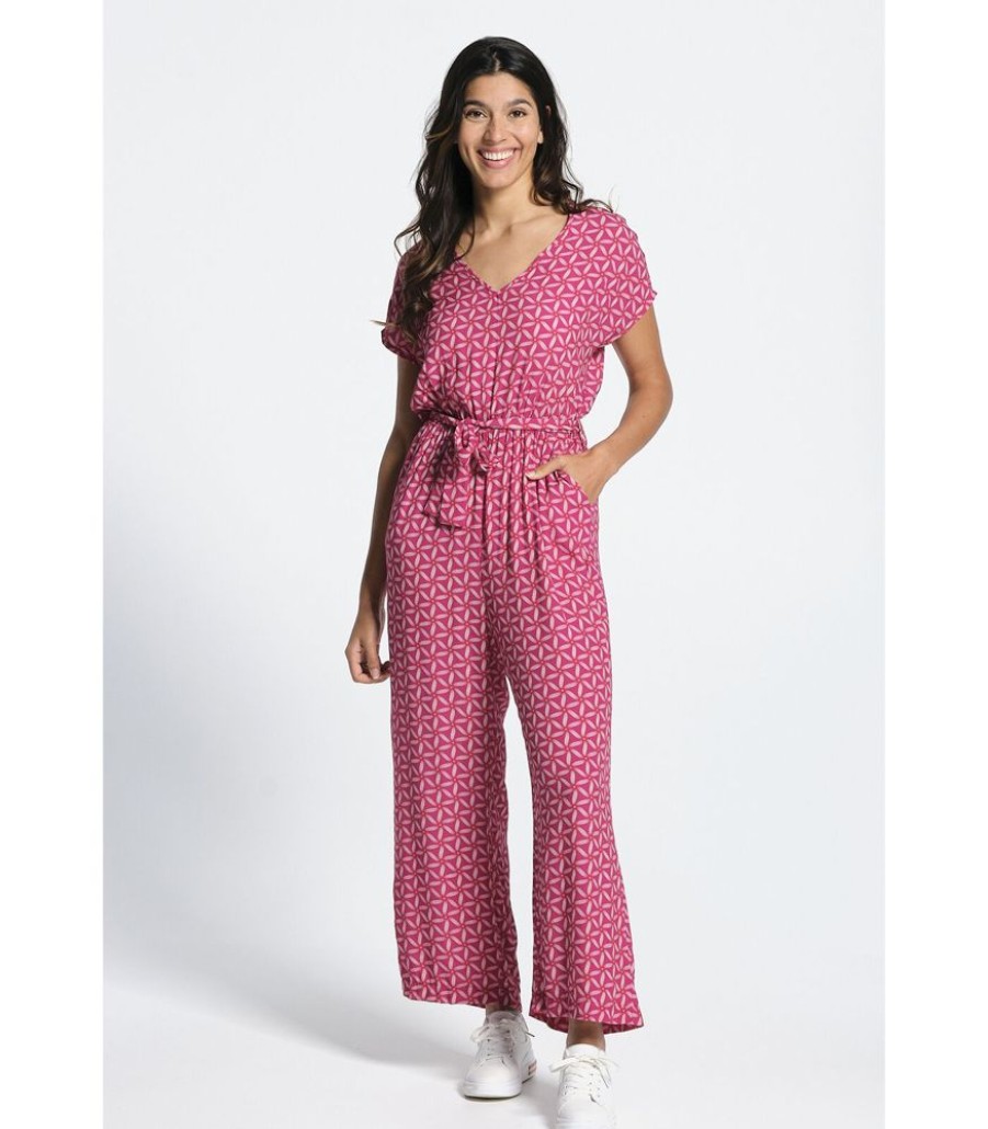 Femmes J&JOY Jumpsuits | Jumpsuit Met Cache Coeur Print