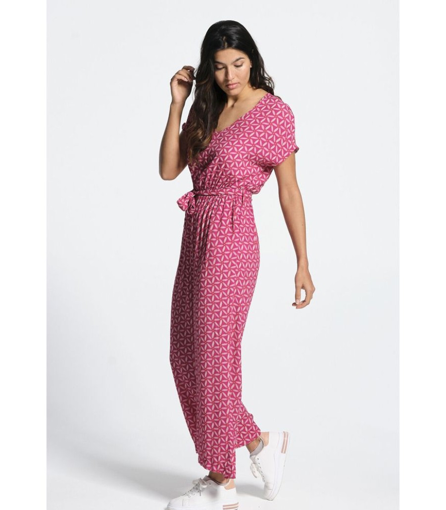 Femmes J&JOY Jumpsuits | Jumpsuit Met Cache Coeur Print