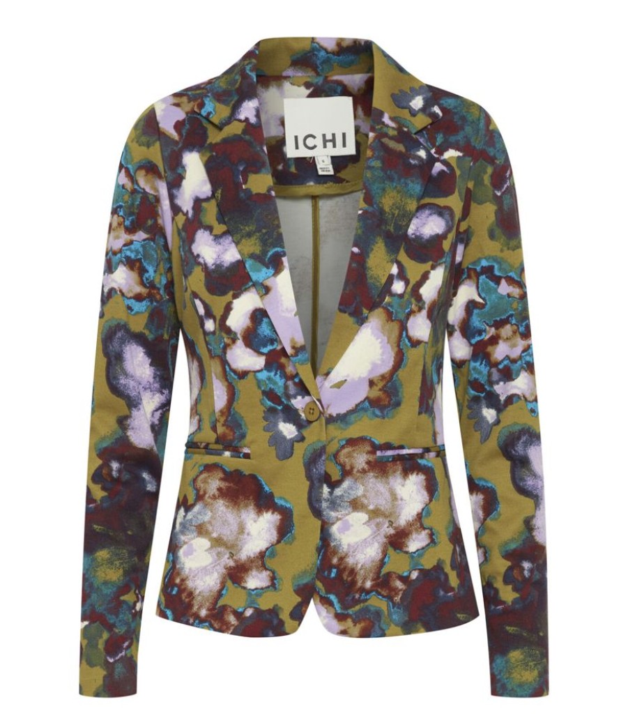 Femmes ICHI Maatpakken & Blazers | Blazer Met Print Voor Dames Kate 17