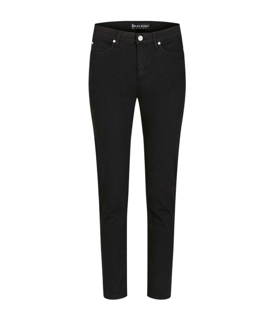 Femmes Bleu d'Azur Jeans | Dahlia 7-8 Stretch Katoen Jeans