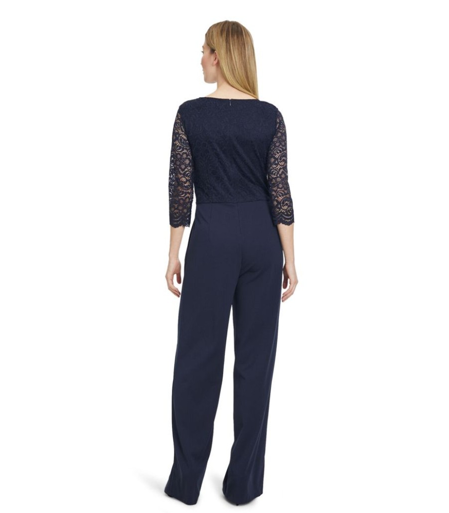 Femmes Vera Mont Jumpsuits | Jumpsuit Met Kant